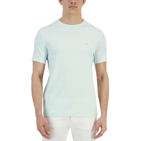 Michael Kors Men's Crewneck T-Shirt Turquoise Tint Size L NWT - Picture 8 of 9